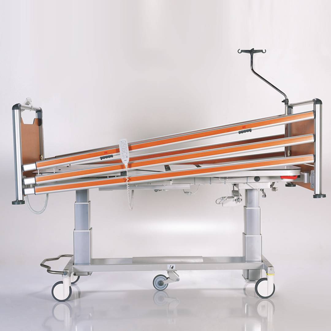 Nitrocare HB 5110 fünfmotoriges Klinikbett mit HPL-Liegefläche