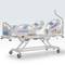 Cama de hospital Nitrocare HB 6460 de quatro motores com superfície de metal