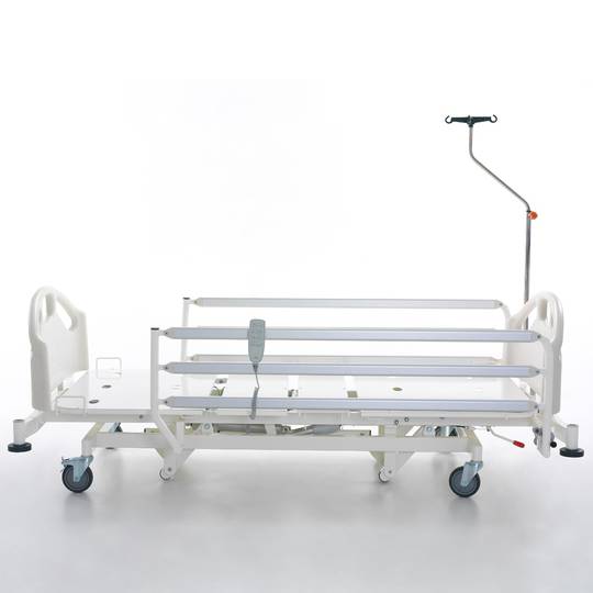 Hospital bed for patient Nitrocare HB 3150 with three motors with metal lying surface