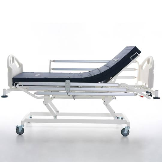 Hospital bed for patient Nitrocare HB 3150 with three motors with metal lying surface