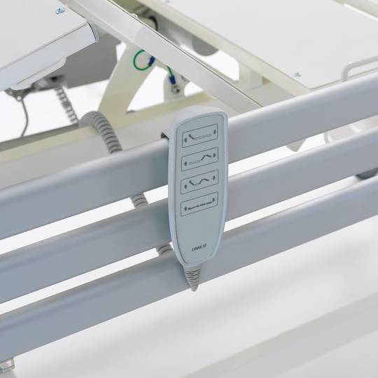 Hospital bed for patient Nitrocare HB 3150 with three motors with metal lying surface