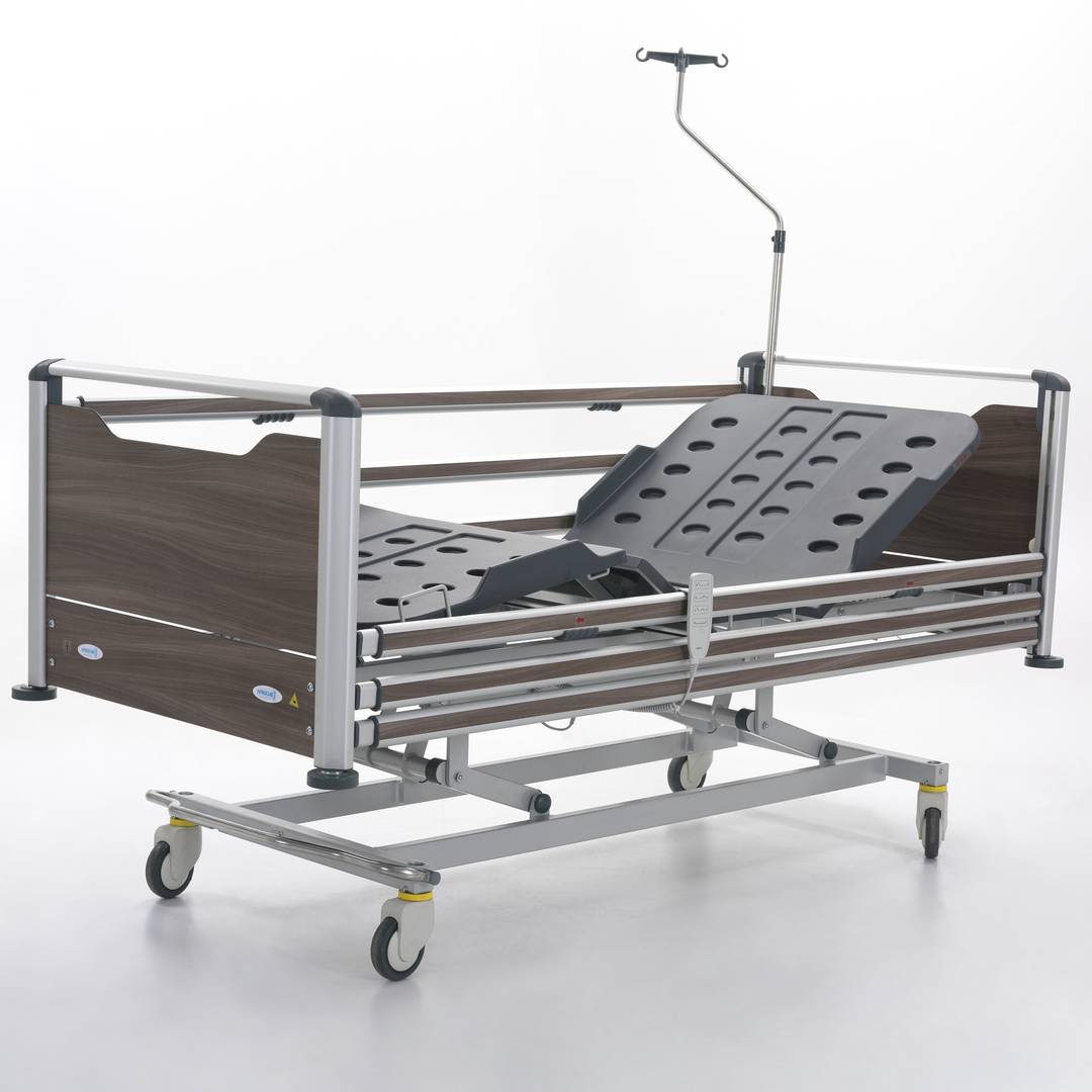 Hospital bed for patient Nitrocare HB 3230 with three motors with ABS lying surface