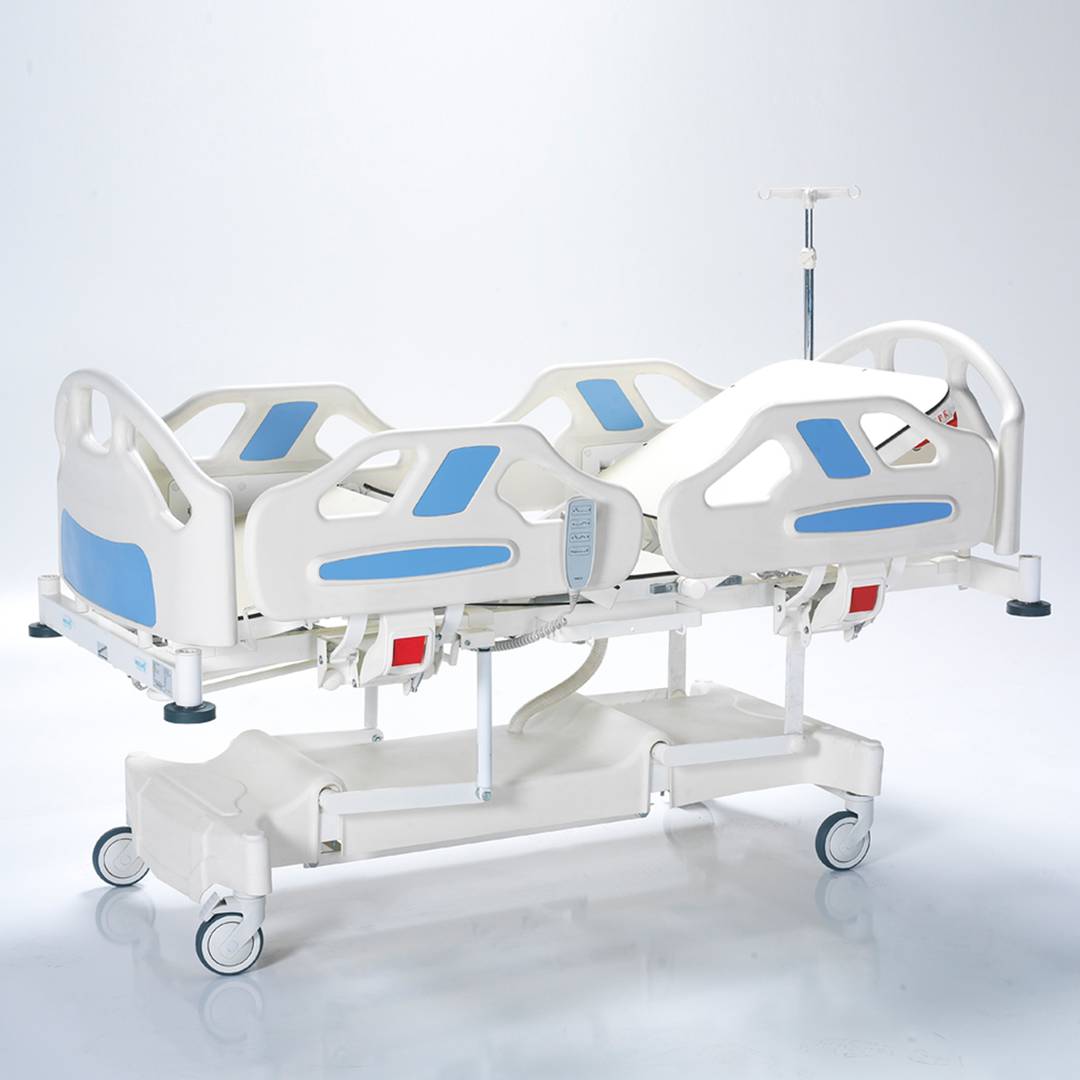 Nitrocare HB 3420P tri-motor pediatric hospital bed with HPL aluminum lying surface