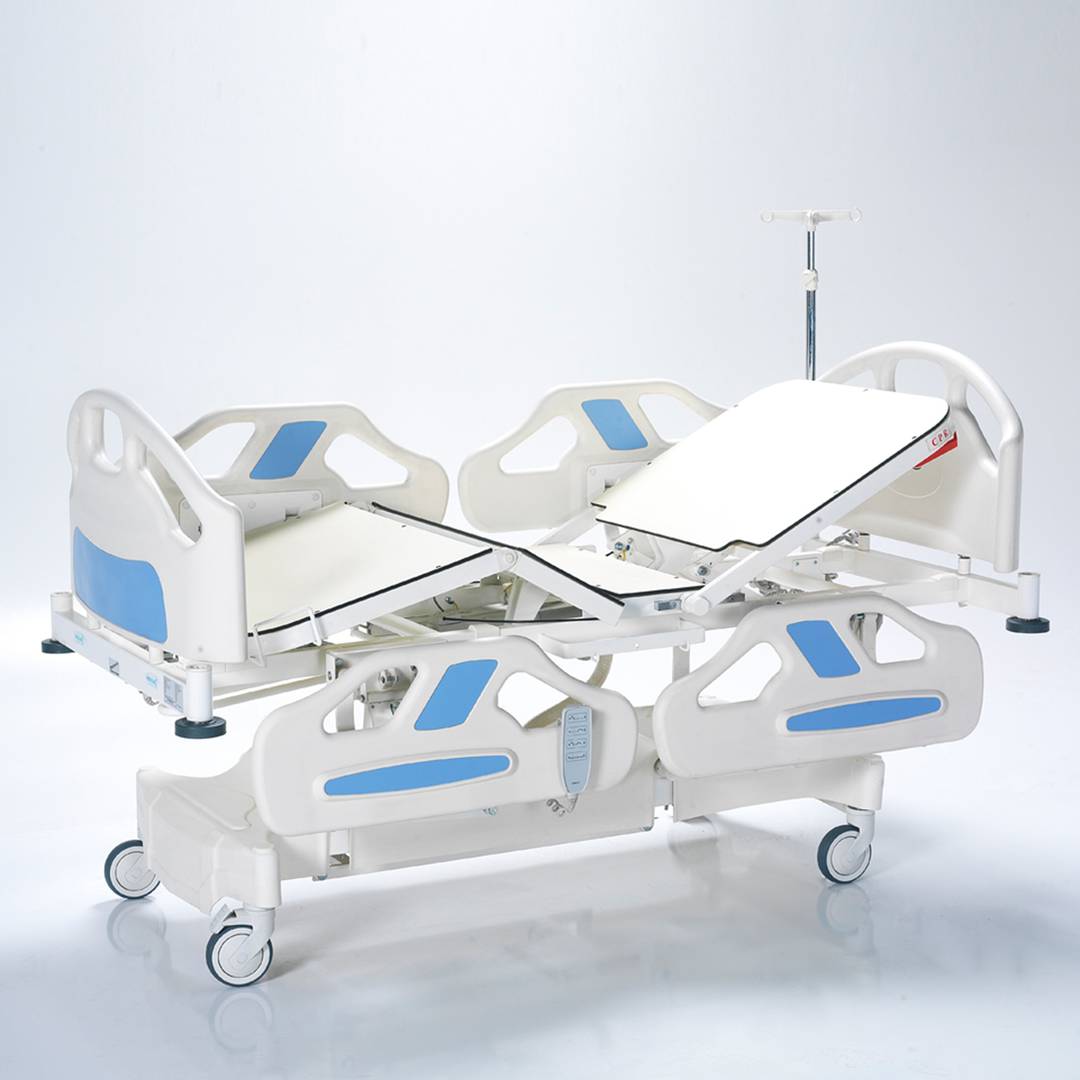 Nitrocare HB 3420P tri-motor pediatric hospital bed with HPL aluminum lying surface