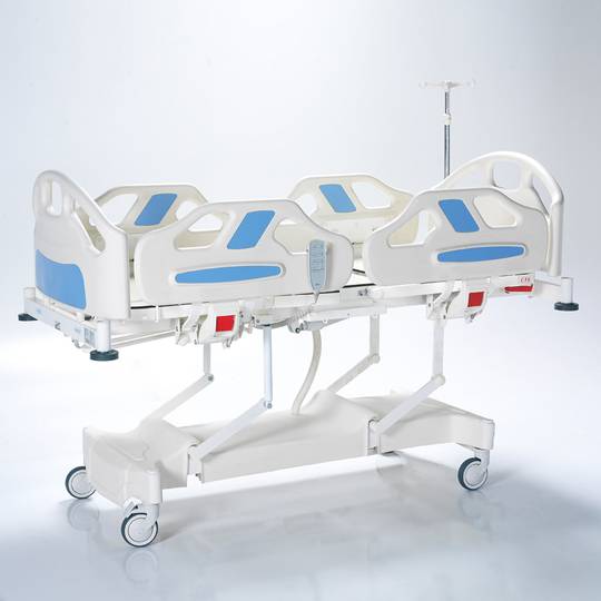 Nitrocare HB 3420P tri-motor pediatric hospital bed with HPL aluminum lying surface