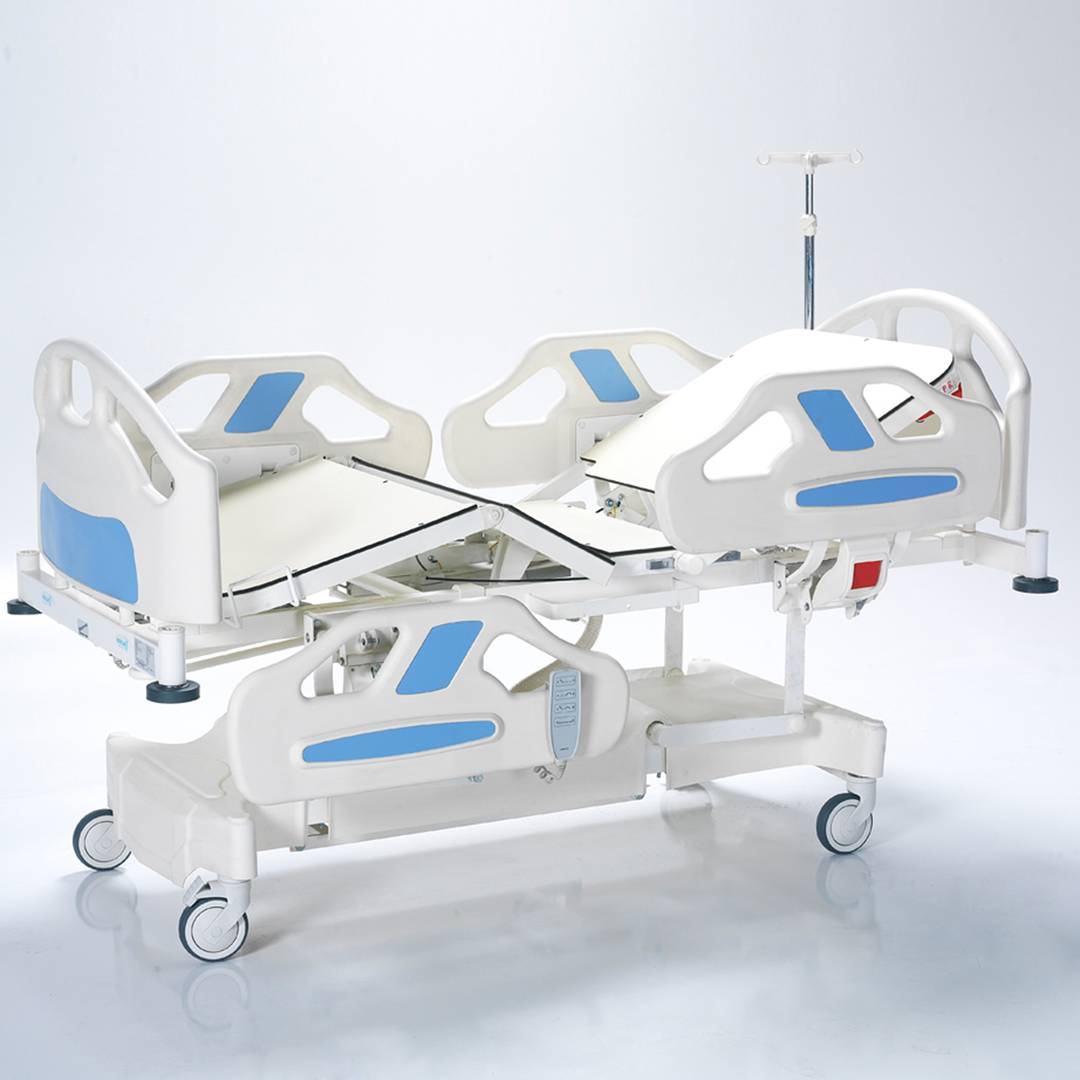 Nitrocare HB 3420P tri-motor pediatric hospital bed with HPL aluminum lying surface