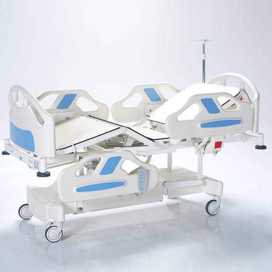Nitrocare HB 3420P tri-motor pediatric hospital bed with HPL aluminum lying surface