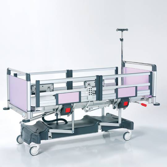 Nitrocare HB 3430P dreimotoriges Kinderklinikbett mit HPL-Aluminium-Liegefläche