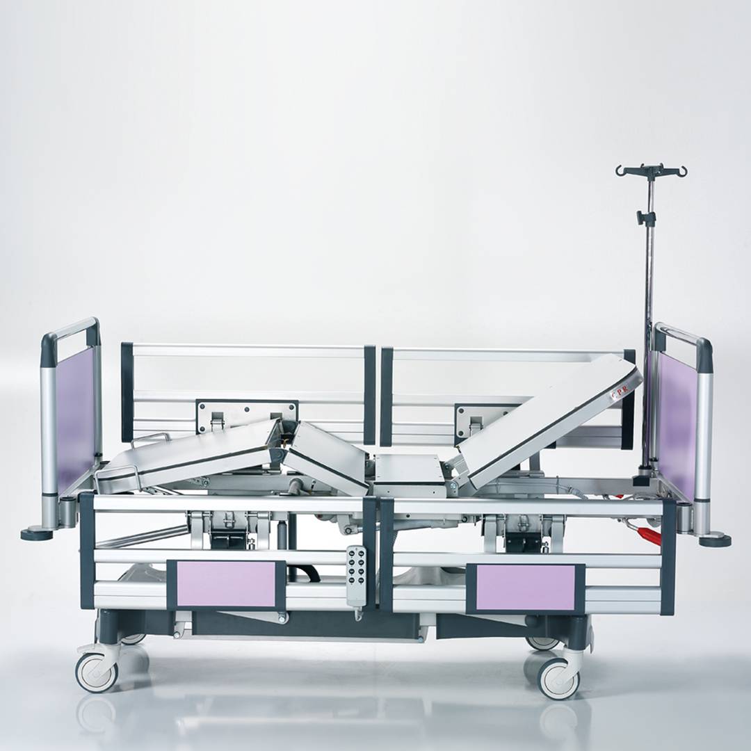 Nitrocare HB 3430P dreimotoriges Kinderklinikbett mit HPL-Aluminium-Liegefläche