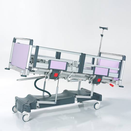 Nitrocare HB 3430P dreimotoriges Kinderklinikbett mit HPL-Aluminium-Liegefläche