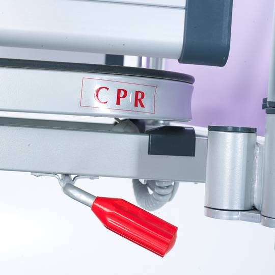 Nitrocare HB 3430P dreimotoriges Kinderklinikbett mit HPL-Aluminium-Liegefläche