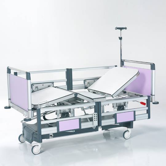 Nitrocare HB 3430P dreimotoriges Kinderklinikbett mit HPL-Aluminium-Liegefläche