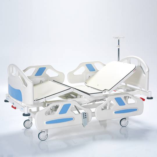 Cama de hospital pediátrica Nitrocare HB 2420P bimotor com superfície de alumínio HPL