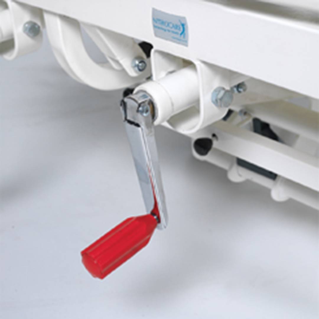 Cama hospitalaria para paciente Nitrocare HB 1430 manual con superficie de acostado metálica