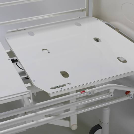 Cama hospitalaria para paciente Nitrocare HB 1310 hidráulica con superficie de acostado metálica