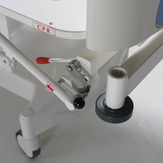 Cama hospitalaria para paciente Nitrocare HB 1310 hidráulica con superficie de acostado metálica