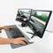 Verwarmd tapijt en pad bureau voor desktop vloer en voet in licht grijs 80x32cm 77W