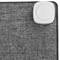 Verwarmd tapijt en pad bureau voor desktop vloer en voet in licht grijs 80x32cm 77W