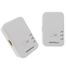 PowerLine HomePlug PLC 500Mbps Networks Adapter Kit 2 enchufes ethernet