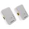 PowerLine HomePlug PLC 500Mbps Networks Adapter Kit 2 enchufes ethernet
