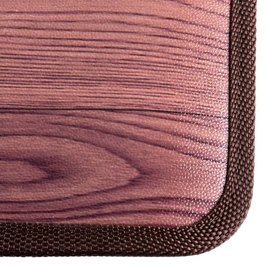 Tapis chauffant moquette thermique pour sol et pieds 55 x 49 cm 100W couleur chêne