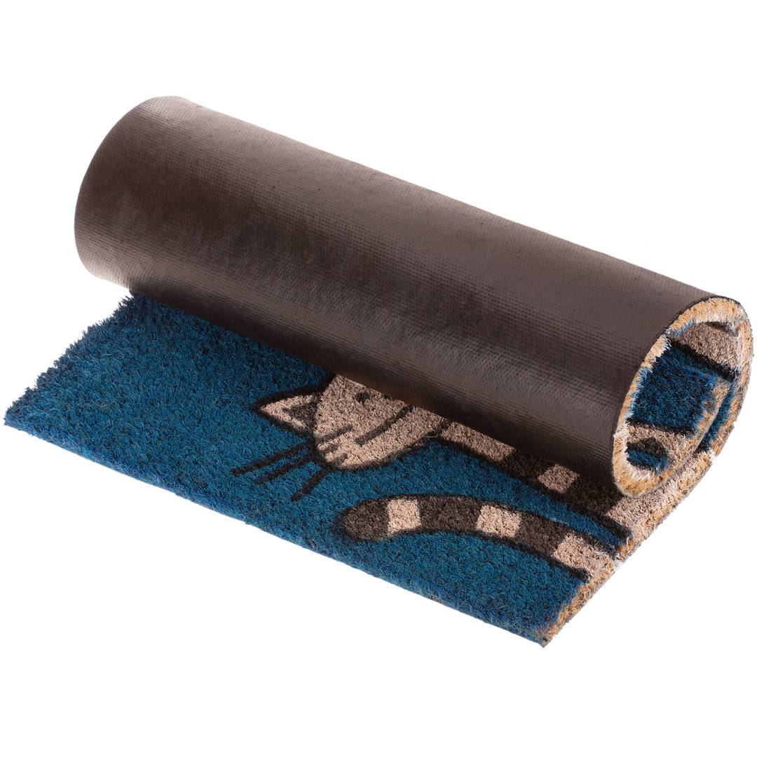 Feldut rectangular de coco natural model gats 60x40cm