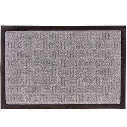 Feldut rectangular de polipropilè llis gris fosc 60x40cm