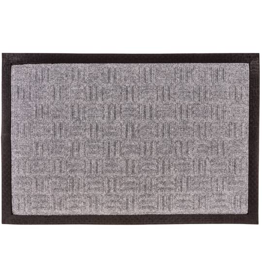 Feldut rectangular de polipropilè llis gris fosc 60x40cm