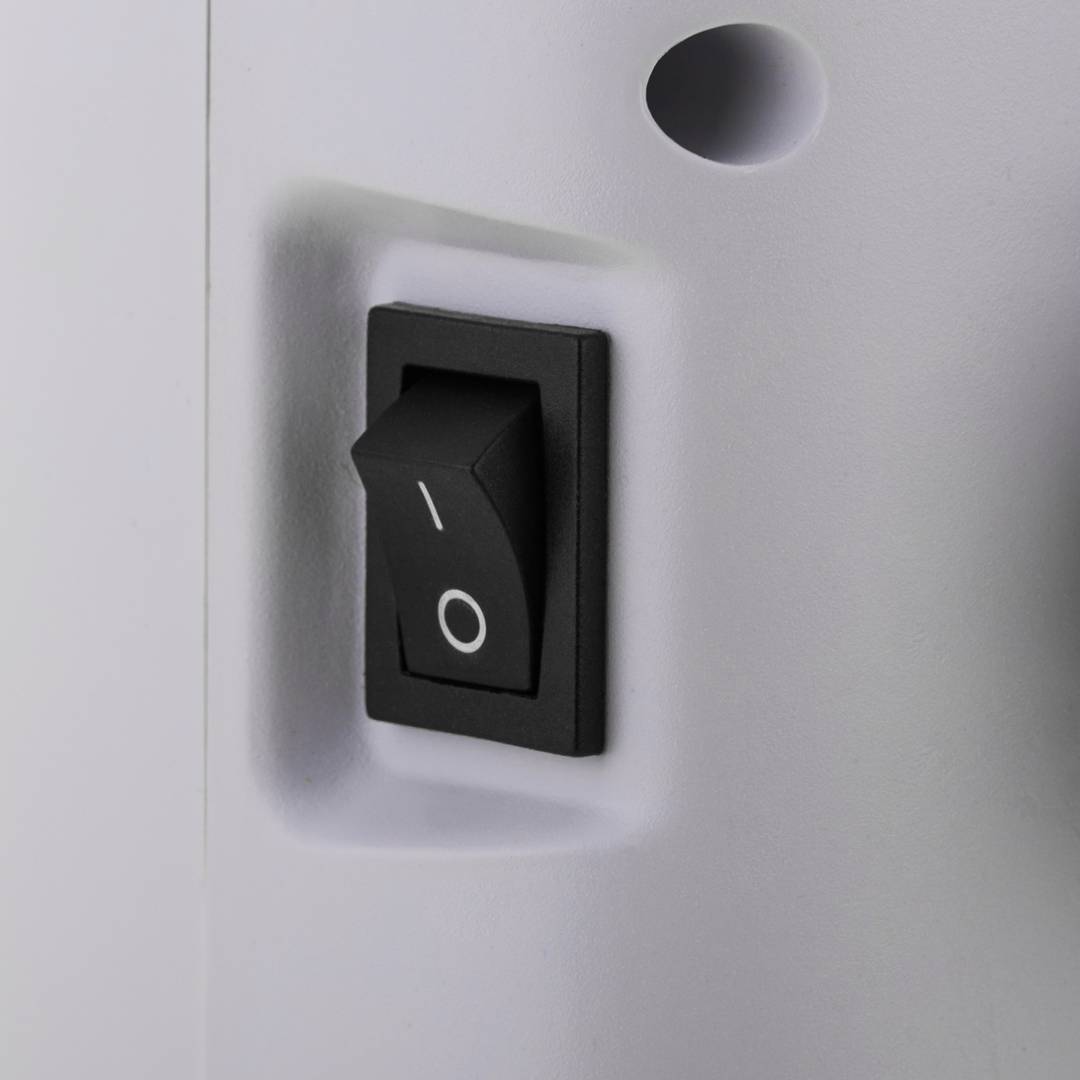 Mini estufa calefactora portàtil de 400W amb efecte visual de xemeneia de llenya amb temporitzador 220-240V