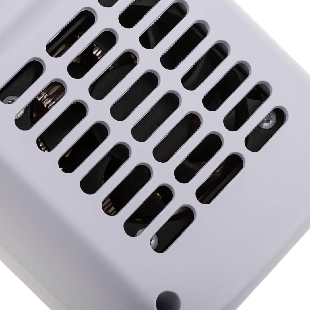Mini estufa calefactora portàtil de 400W amb efecte visual de xemeneia de llenya amb temporitzador 220-240V