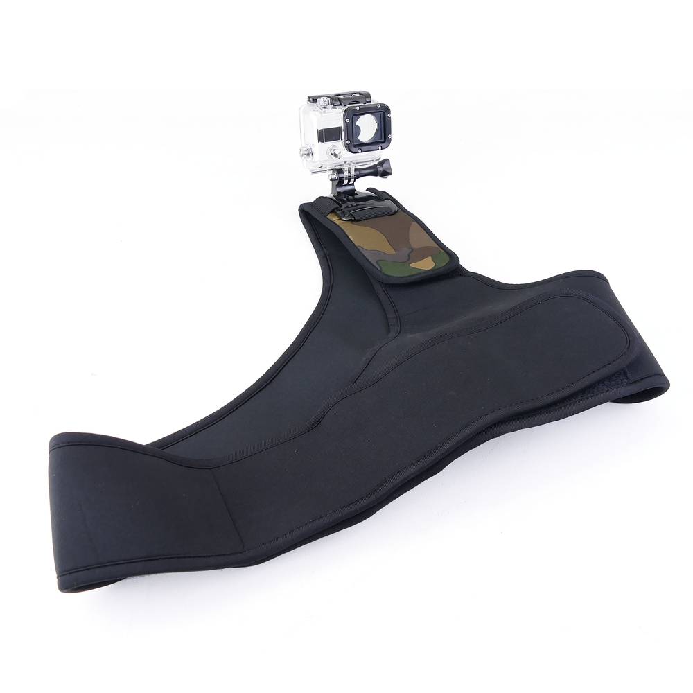 Neoprene shoulder harness for GoPro Hero