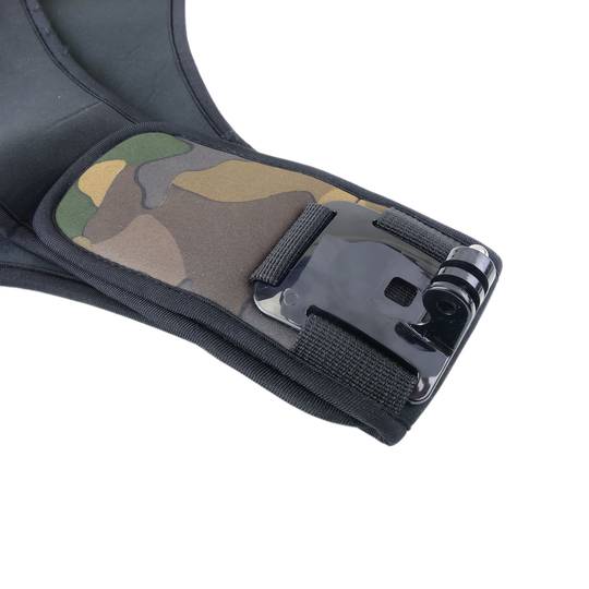 Neoprene shoulder harness for GoPro Hero