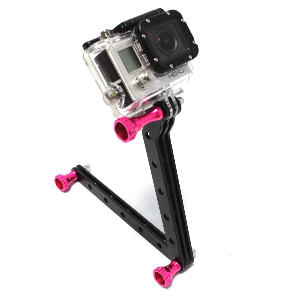 Extensão de alumínio articulado para câmera Gopro HERO 3 2 1 ST-27