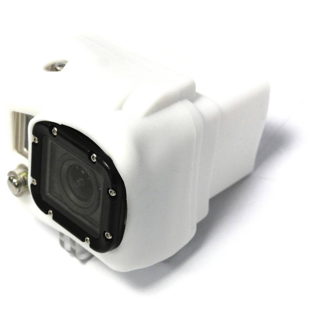 White Silicone Case For Gopro Hero 3 Camera Cablematic