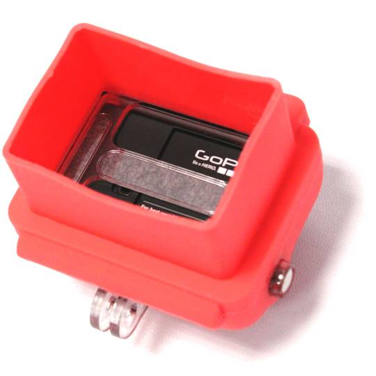 Rote Silikonhülle für Gopro Hero 3 Kamera