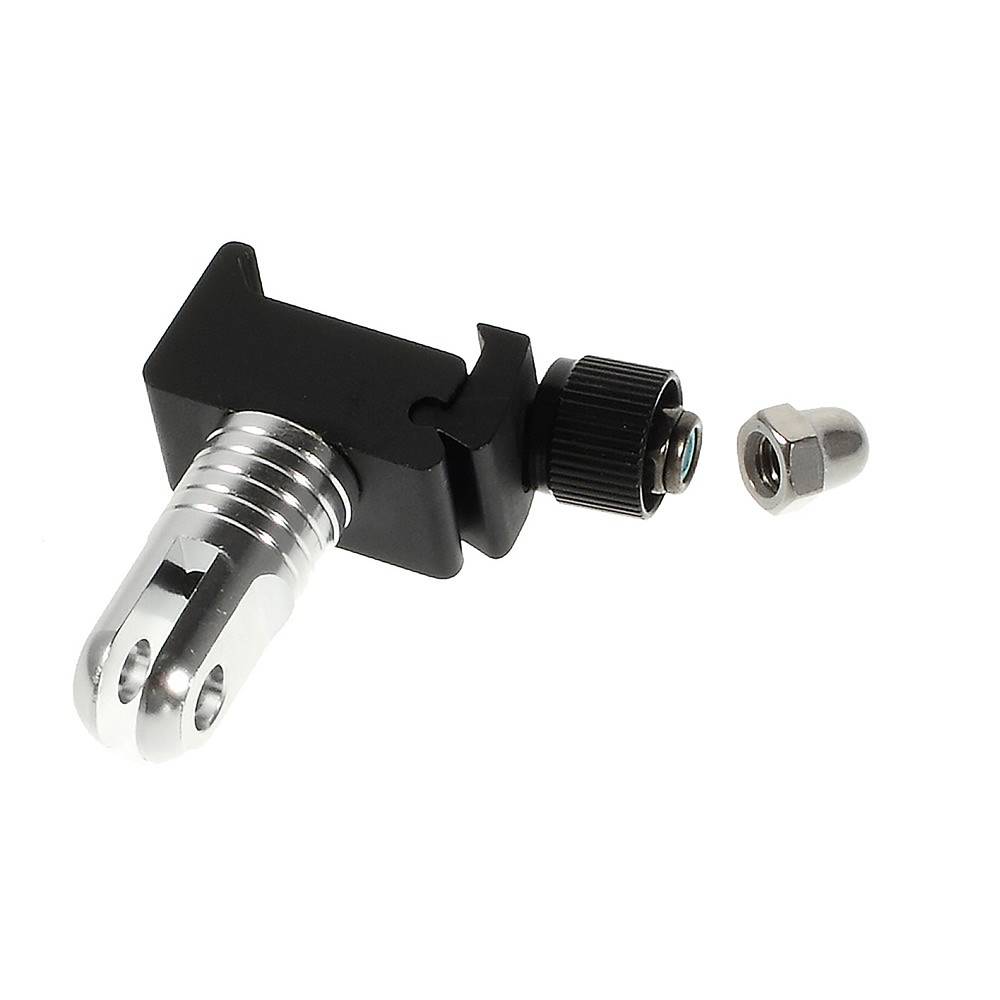 Metal fixing for GoPro rail and 20mm rail ST84