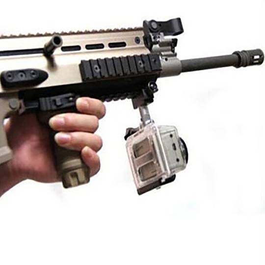 Metal fixing for GoPro rail and 20mm rail ST84