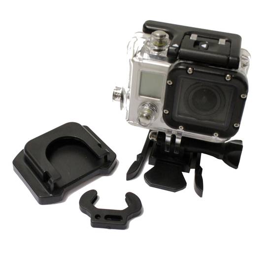 Fixing GoPro Helmet with curved surface ST108