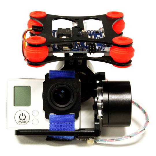 Gimbal compatible DJI Phantom per a càmera GoPro Hero 3 color negre
