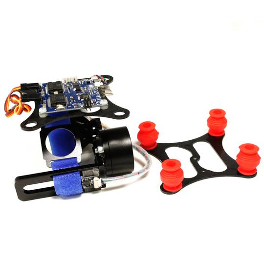 Gimbal compatible DJI Phantom per a càmera GoPro Hero 3 color negre