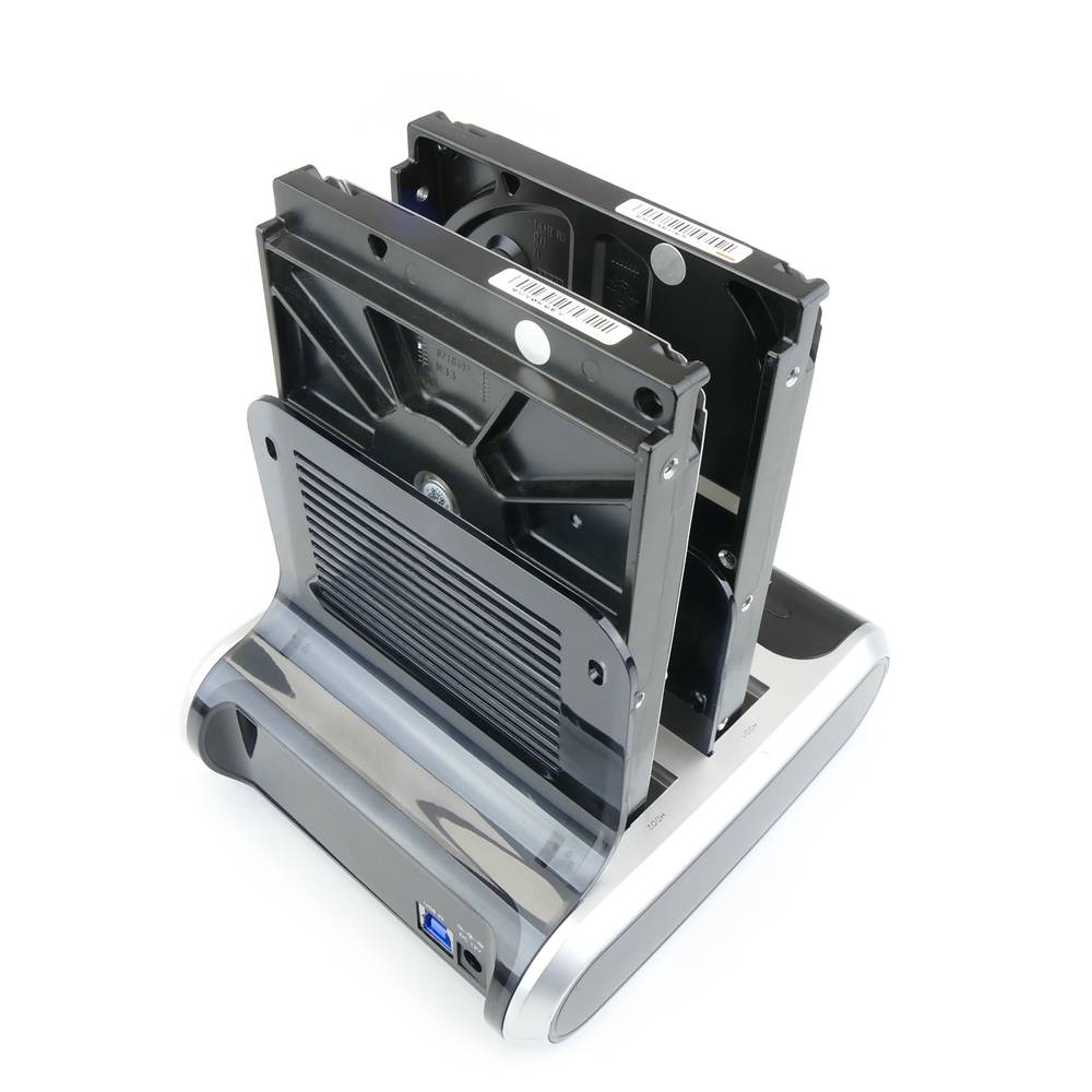 Docking Station SATA Communicator D3 with USB 3.0 hard drive and SD card reader