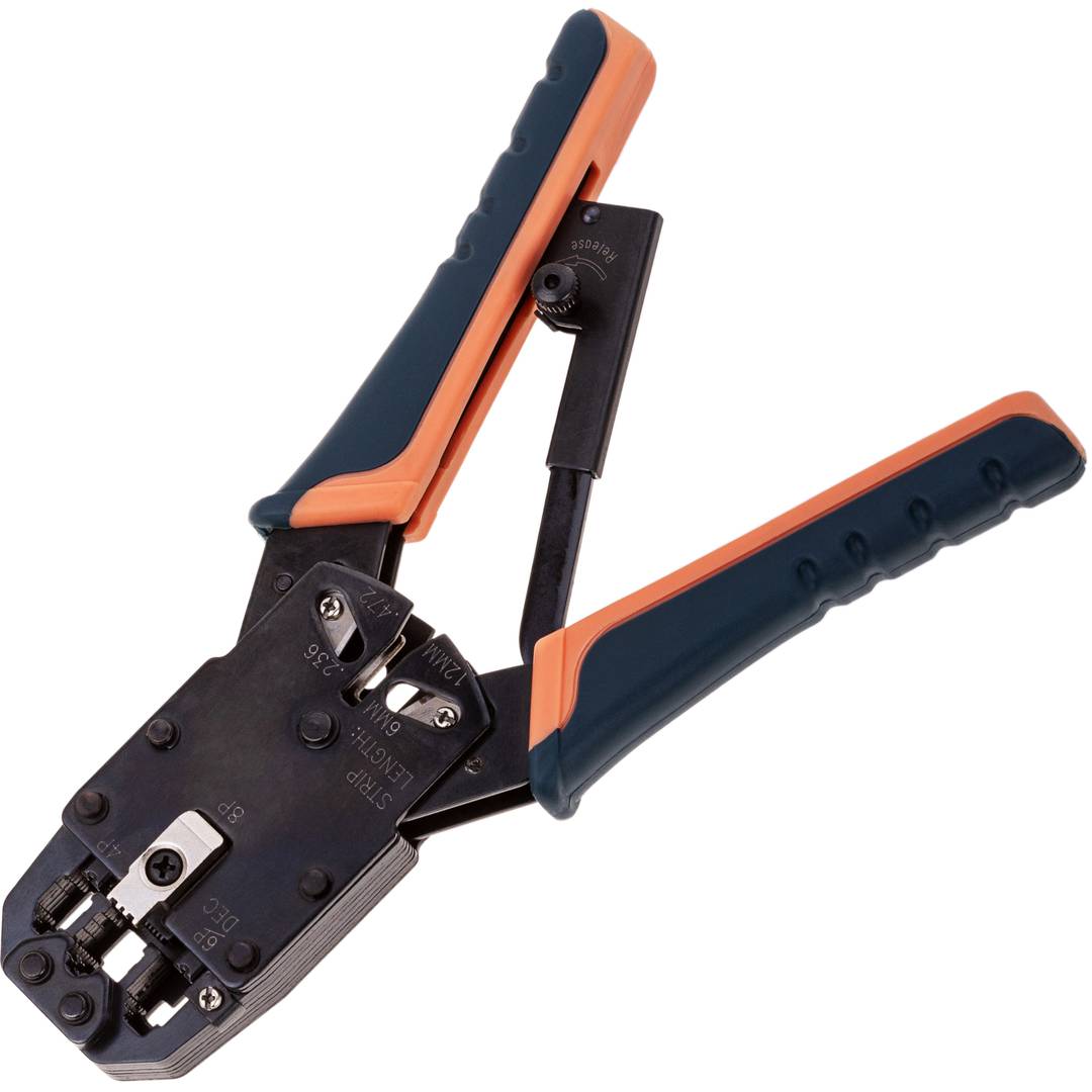 Utensile di crimpatura per RJ10 RJ11 RJ12 RJ45 (4P4C 6P2C 6P6C 8P8C)