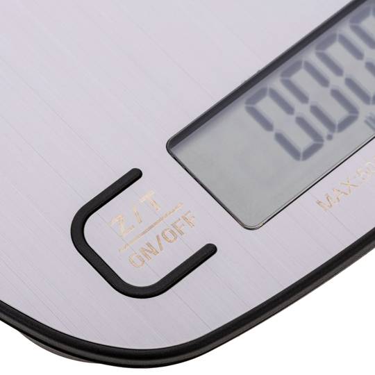 Balanza digital de 5 Kg con plataforma de cristal