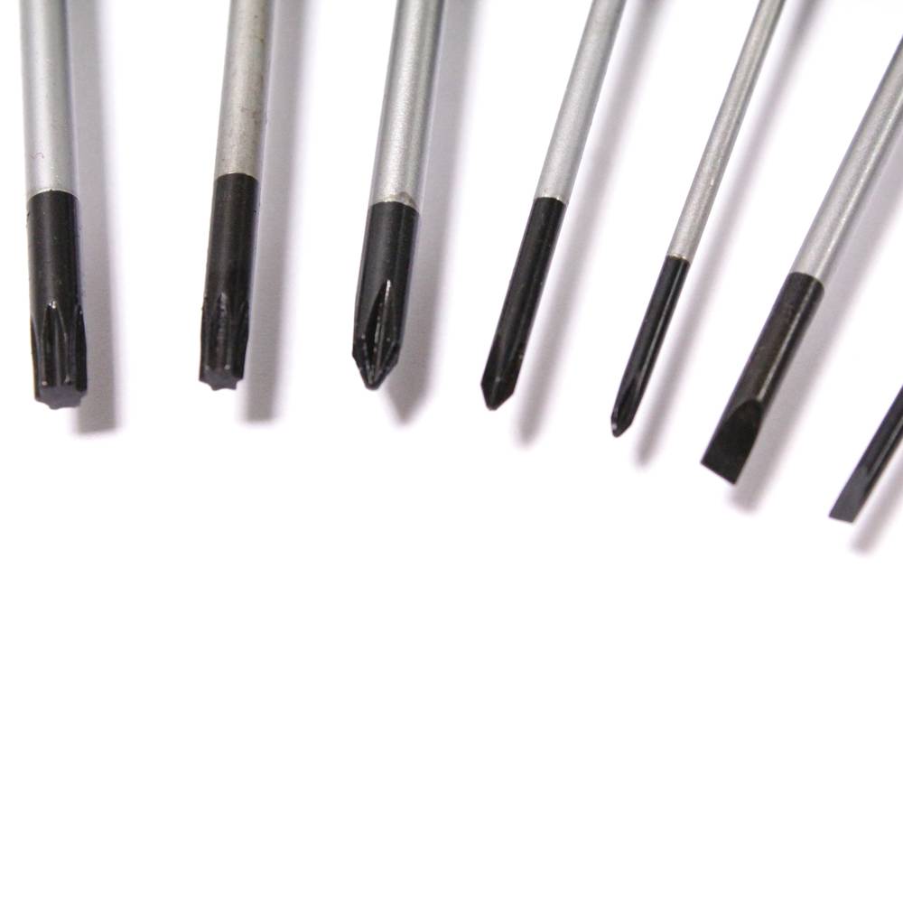 Jogo 7 chave de fenda Planos Phillips Torx de precisão