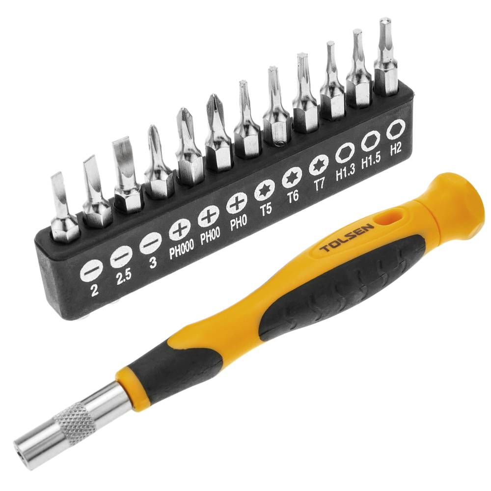 Set di 28 cacciaviti e 9 chiavi a tubo intercambiabili con cricchetto e accessori