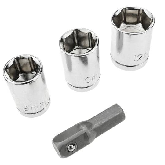 Set di 28 cacciaviti e 9 chiavi a tubo intercambiabili con cricchetto e accessori