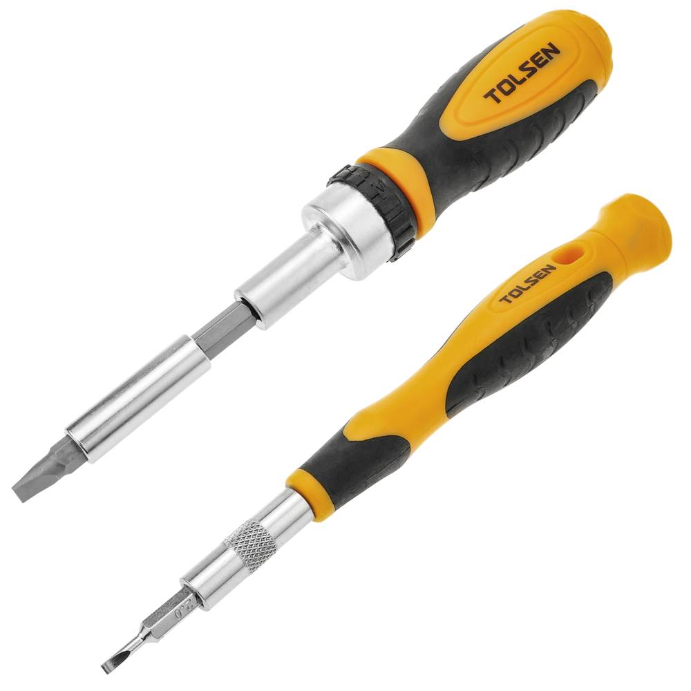 Set di 28 cacciaviti e 9 chiavi a tubo intercambiabili con cricchetto e accessori