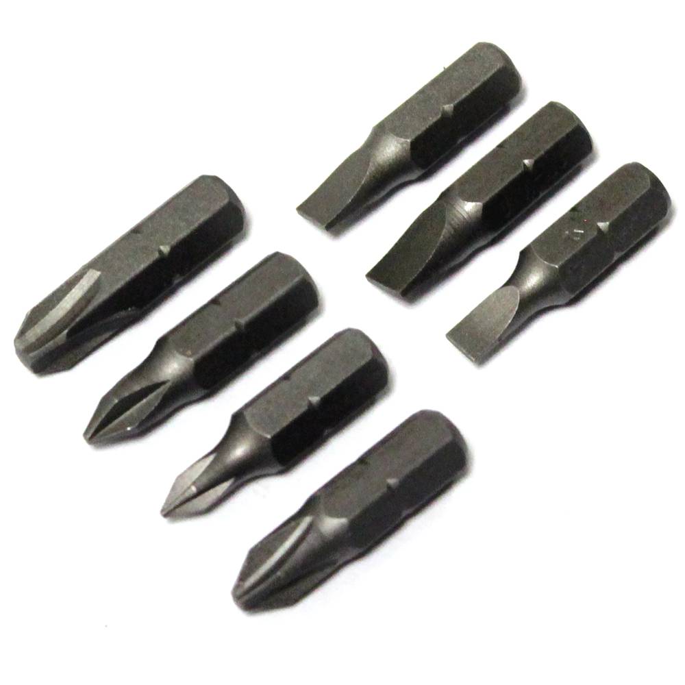 Set di 7 cacciaviti intercambiabili cricchetto CrV