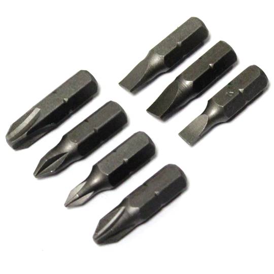 Set di 7 cacciaviti intercambiabili cricchetto CrV