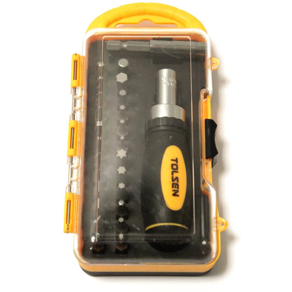 Set of 24 interchangeable screwdriver ratchet CrV